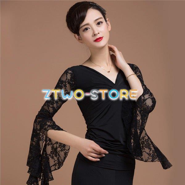 トップス 女性 社交ダンス衣装 上着 競技着 モダンラテンダンス用