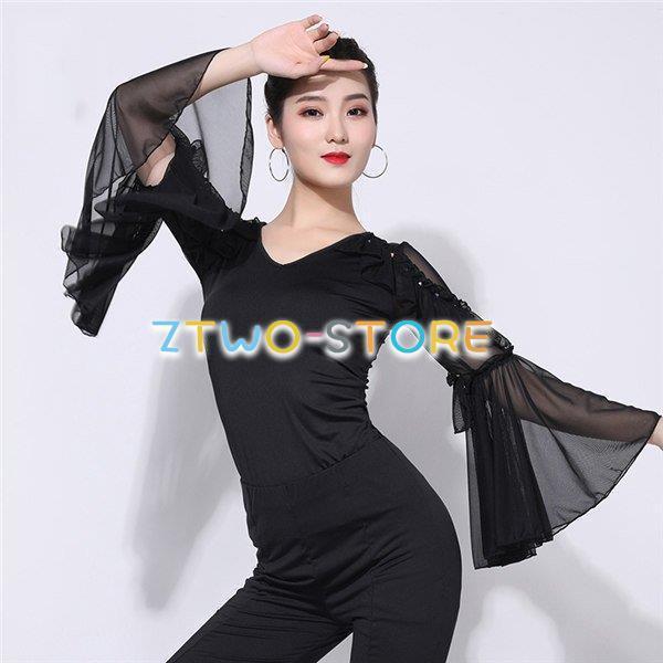 トップス（単品） 女性 社交ダンス衣装 レース 上着 競技着