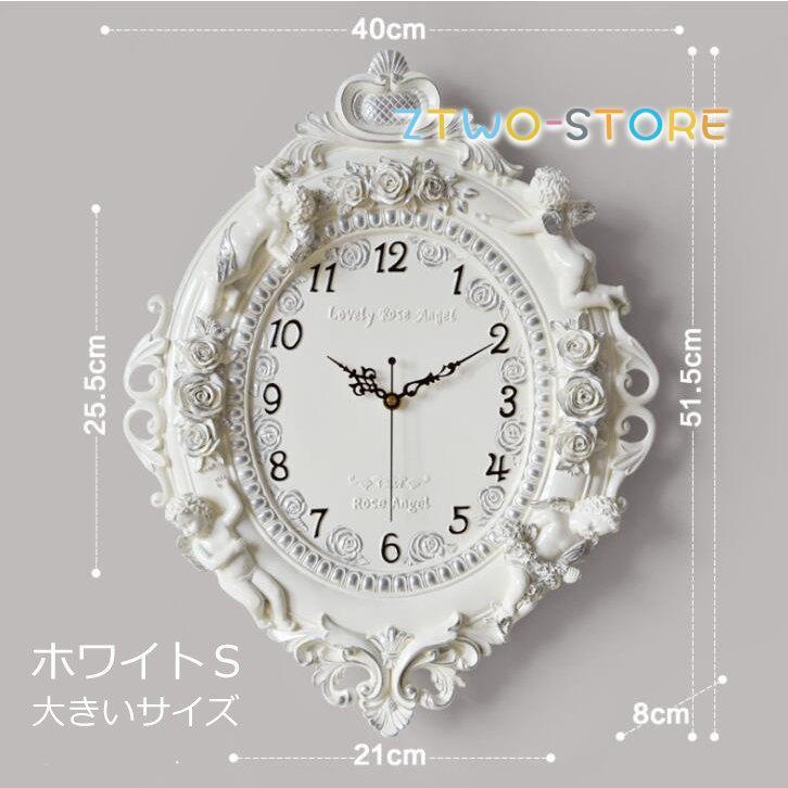 姫系時計 clock クロック 祝い 引越し プレゼント 音がなし 掛け