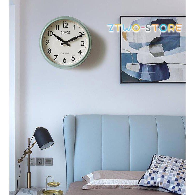 【WALL CLOCK】欧米ウォールクロック✴︎壁時計 静音 リビングルーム 壁掛け時計 クロック 新居 掛け時計 非電波 見て
