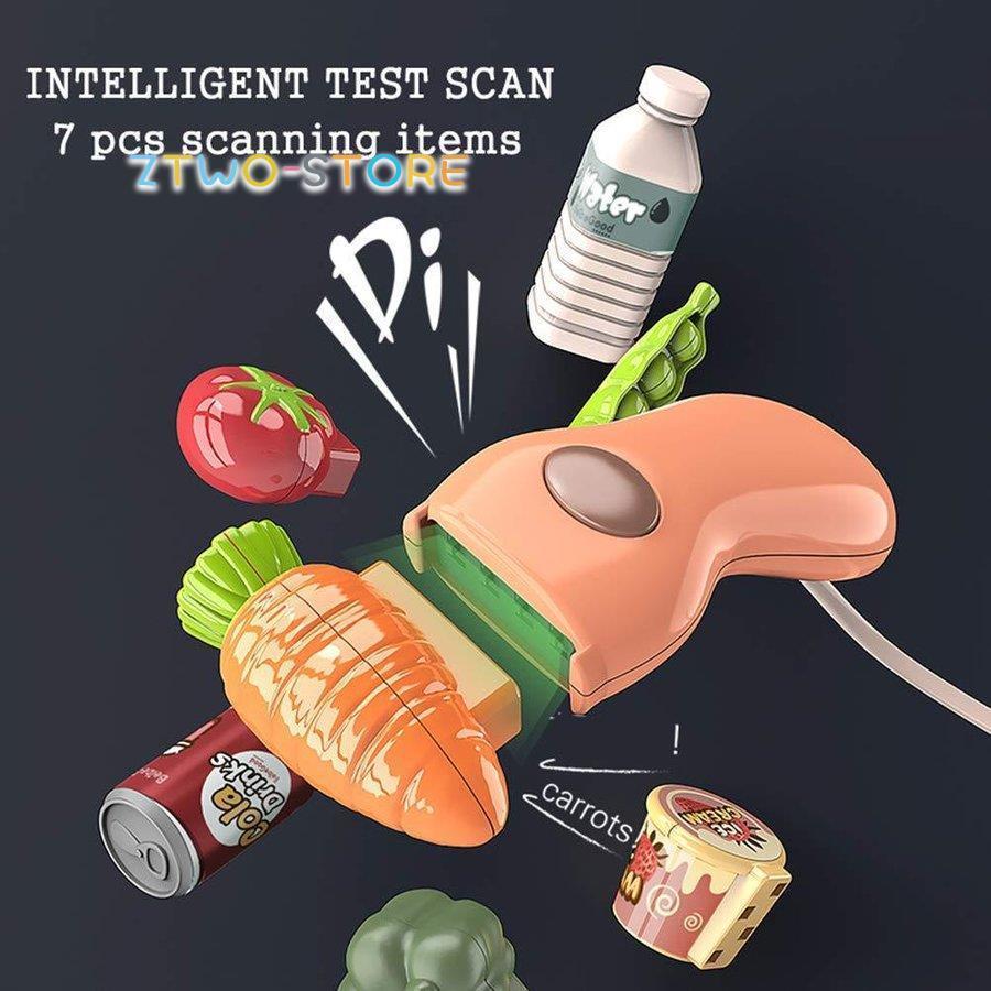 レジ キッズスーパーマーケット おもちゃ 果物野菜 アイスクリーム