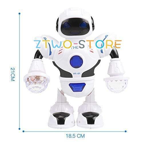 子供のためのロボットおもちゃ、LEDフラッシュライト付きの音楽ダンス