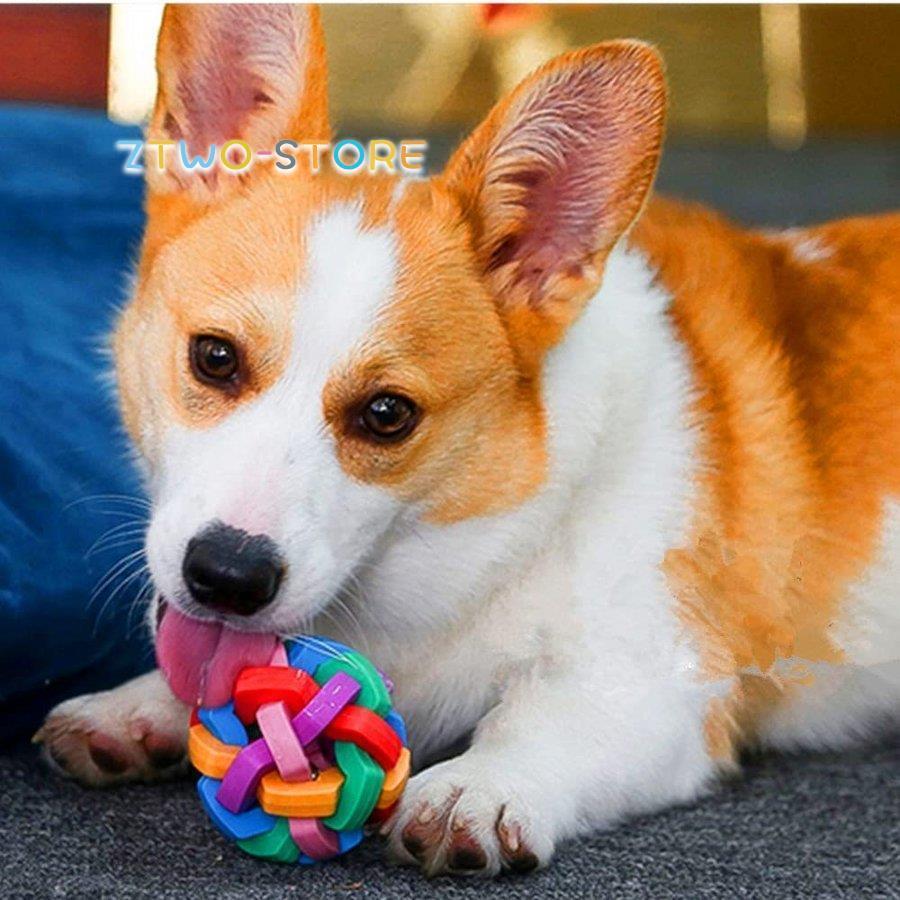 犬おもちゃ 犬用噛むボール 音が出る音が鳴る玩具 天然ゴム 耐久性