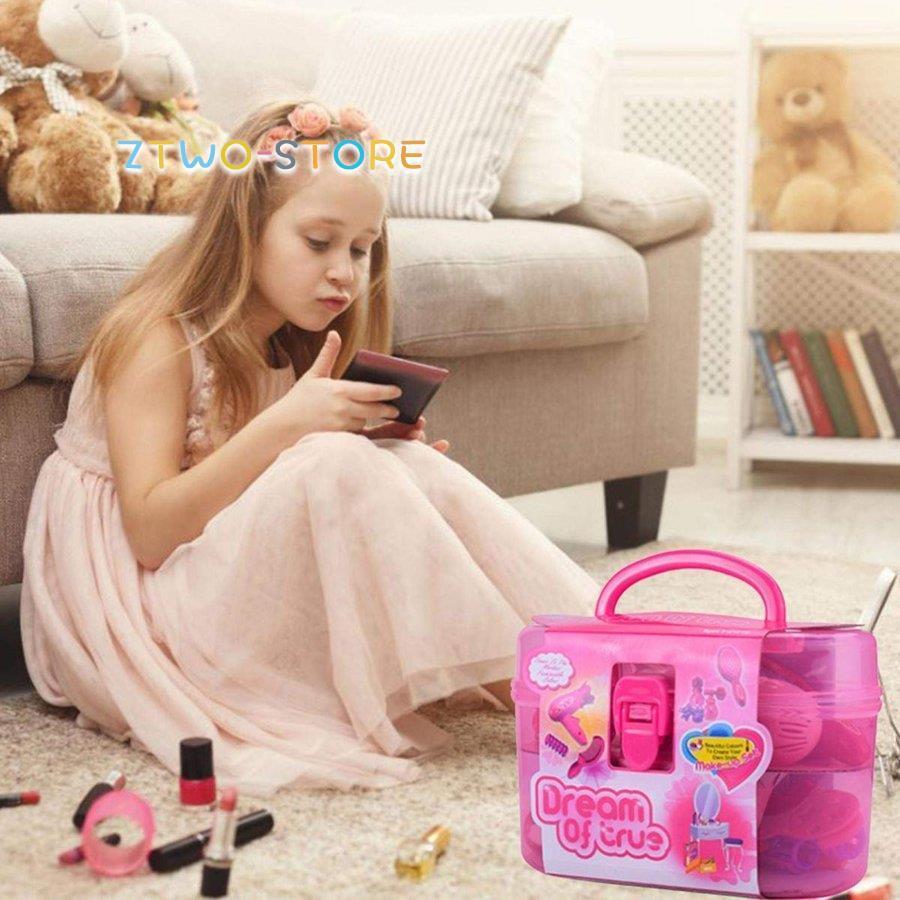 メイクアップセット おままごと メイクセット キッズ 理髪セット 美容