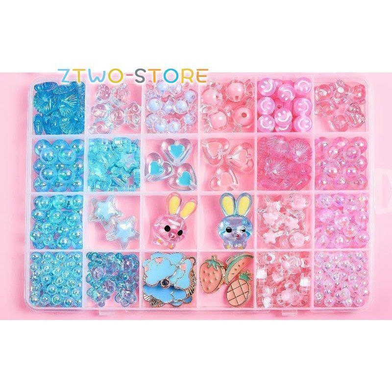 ビーズ おもちゃ 女の子 DIYビーズ アクセサリー ブレスレット ビーズ