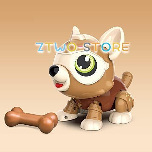 スマートロボット犬 子供 DIY 音声起動 タッチスマートセンサー 電子