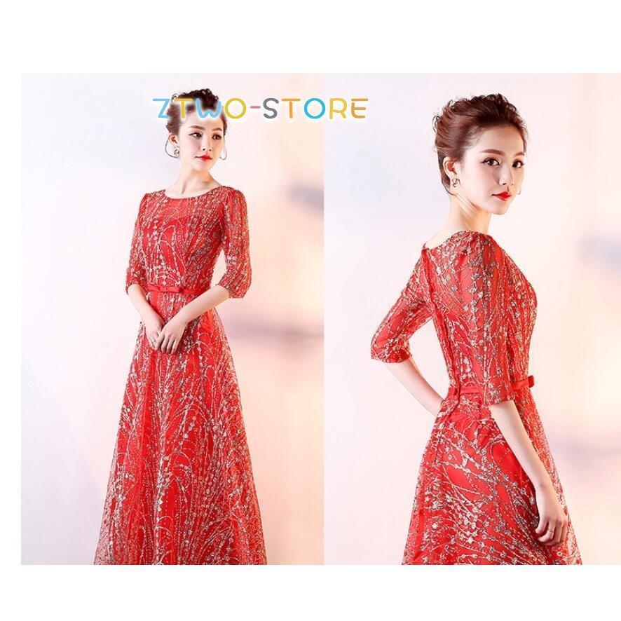 上品 カラードレス ウエディングドレス ロングドレス パーティードレス 10代 20代 30代40代 ワンピース お呼ばれ 食事会 二次会 披露宴 卒業式 成人式 | ブランド登録なし | 03