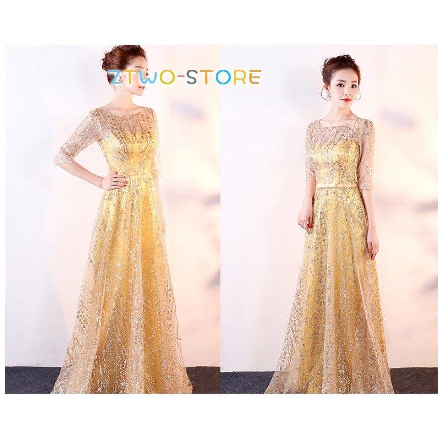 上品 カラードレス ウエディングドレス ロングドレス パーティードレス 10代 20代 30代40代 ワンピース お呼ばれ 食事会 二次会 披露宴 卒業式 成人式 | ブランド登録なし | 05