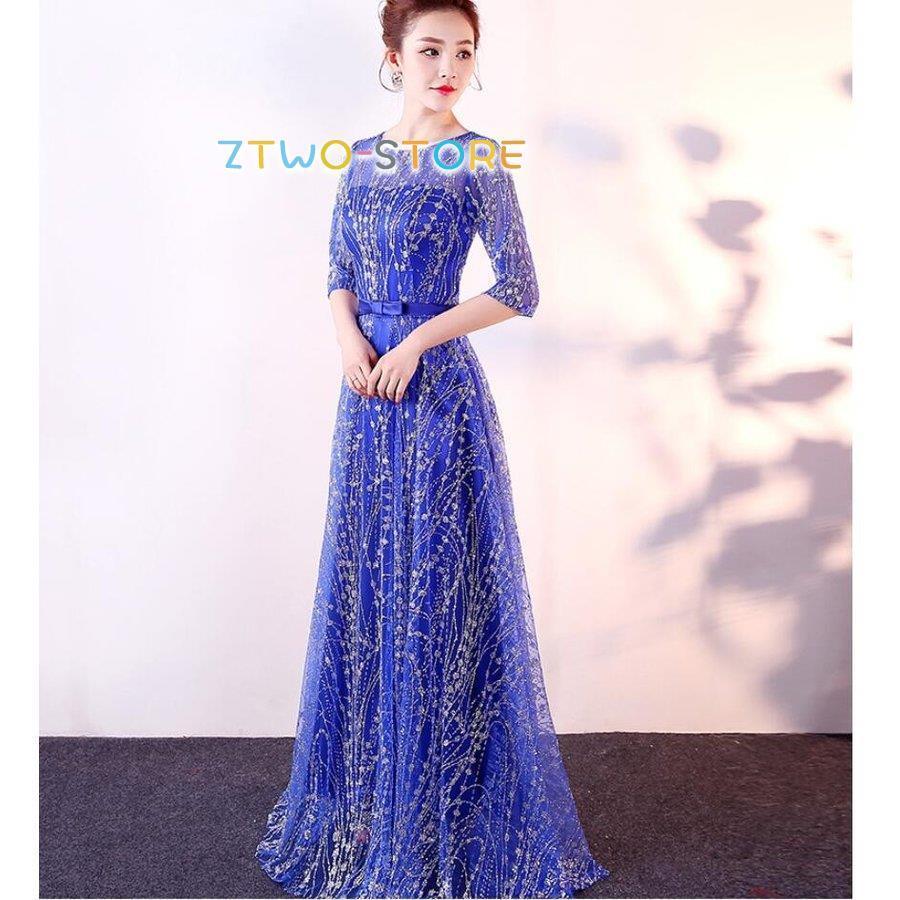 上品 カラードレス ウエディングドレス ロングドレス パーティードレス 10代 20代 30代40代 ワンピース お呼ばれ 食事会 二次会 披露宴 卒業式 成人式 | ブランド登録なし | 08