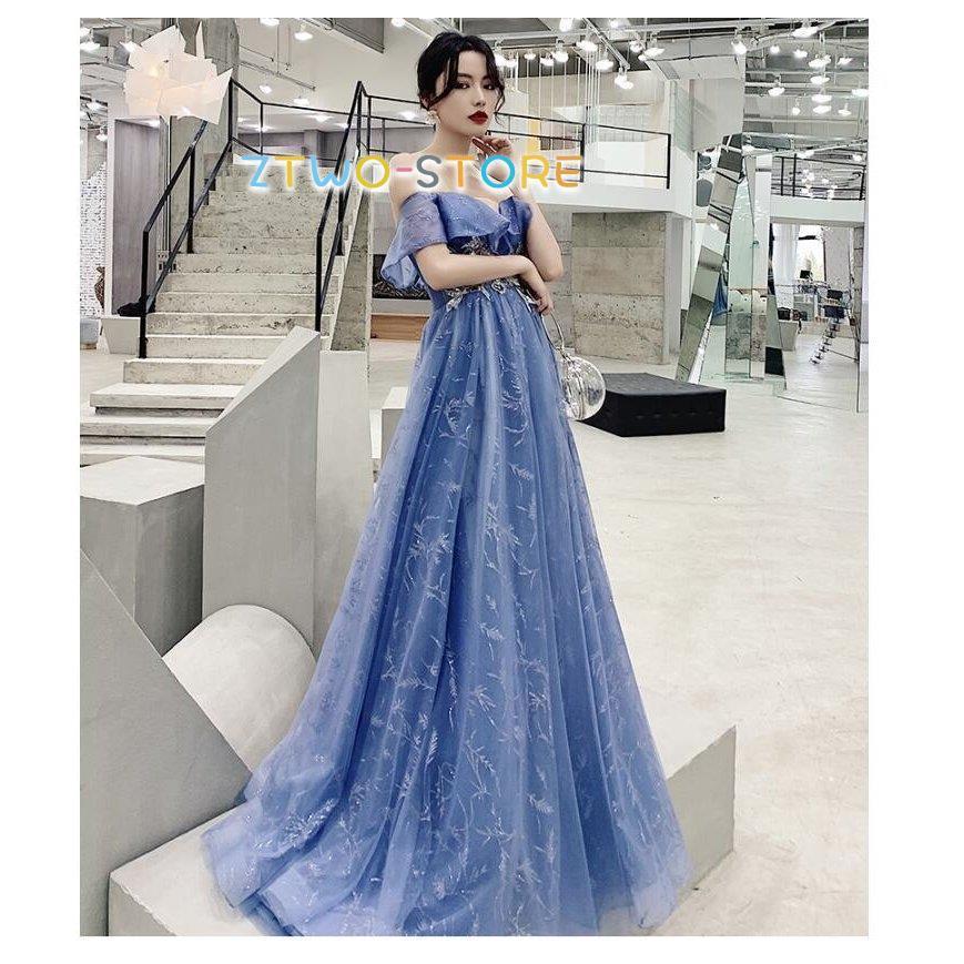 ロング丈ドレス パーティードレス ウエディングドレス 高級 結婚式