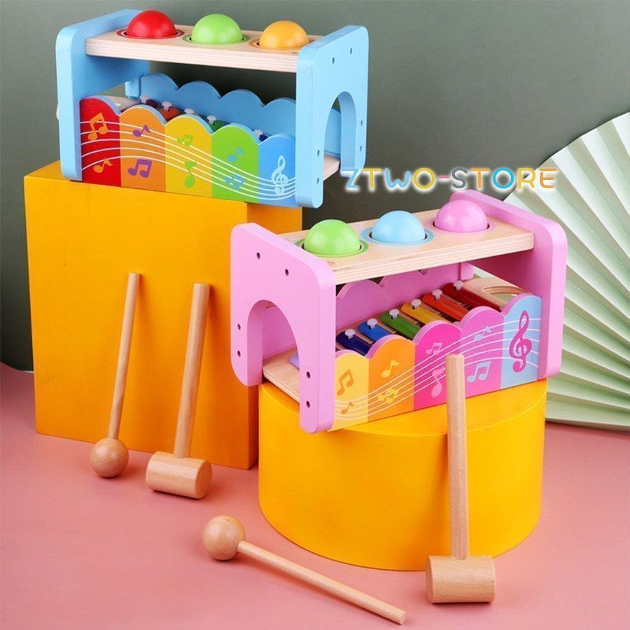 木製玩具 早期開発 知育玩具 鉄琴 おもちゃ 音楽 子供 パーカッション