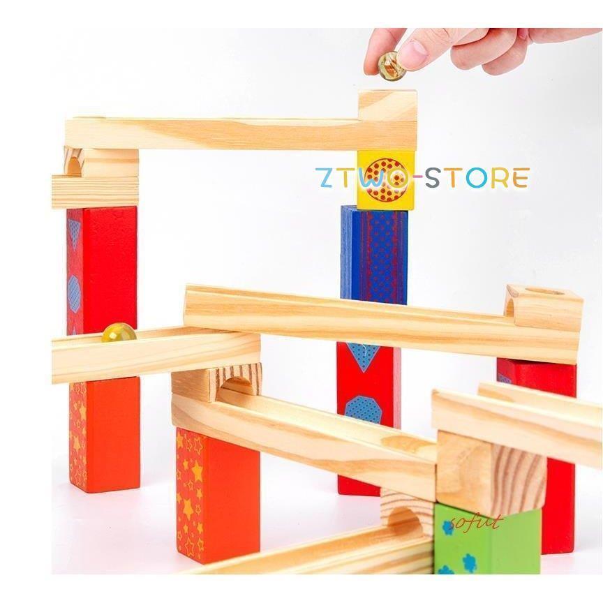 積み木 知育 出産祝い ビー玉 転がし おもちゃ 4歳 プレゼント 木製