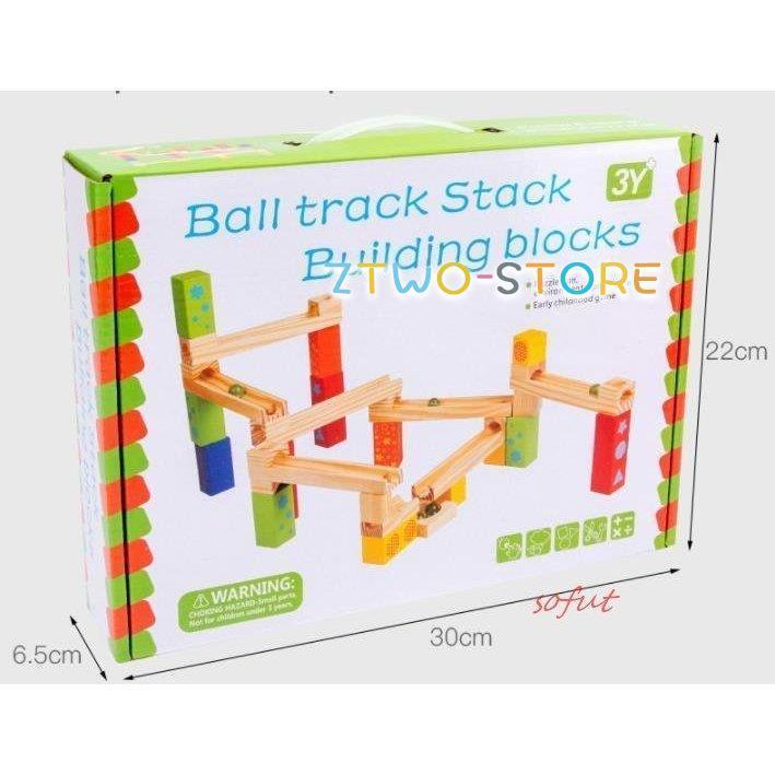 積み木 知育 出産祝い ビー玉 転がし おもちゃ 4歳 プレゼント 木製