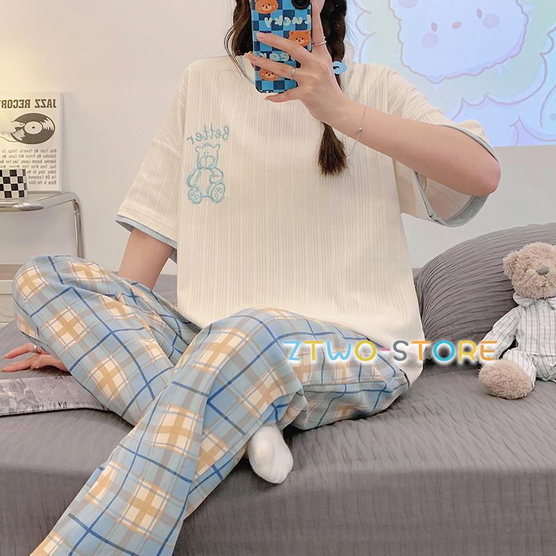 パジャマ レディース 夏 ルームウェア 上下セット 部屋着【L】 pja04206.jpg