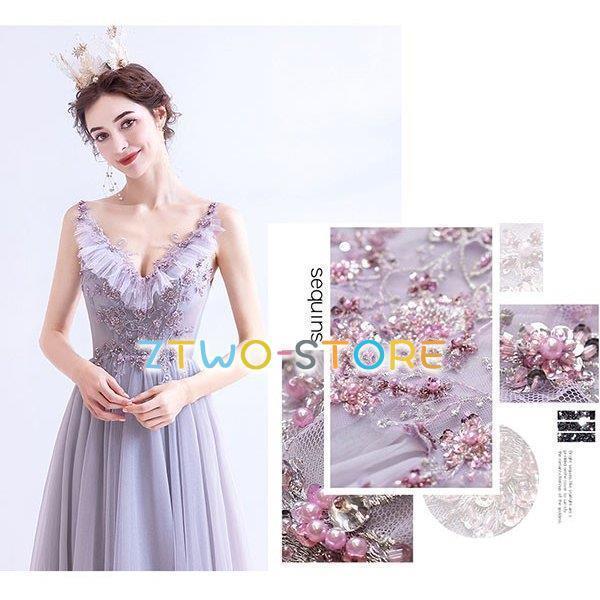 ジュネビビアン 高級 ロングドレス 演奏会 花柄 水彩 フラワー ライトブルー ジュネビビアン 高級 ロングドレス 演奏会 花柄 水彩 フラワー ライト