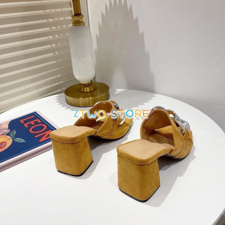 シューズ ミュール ヒールサンダル ハイヒール チャンキーヒール 金具 マニッシュ お呼ばれ ランチ 大人 30代 ママ 母親 休日 女子会 Ztwo05 Tx70 Z2ストア 通販 Yahoo ショッピング