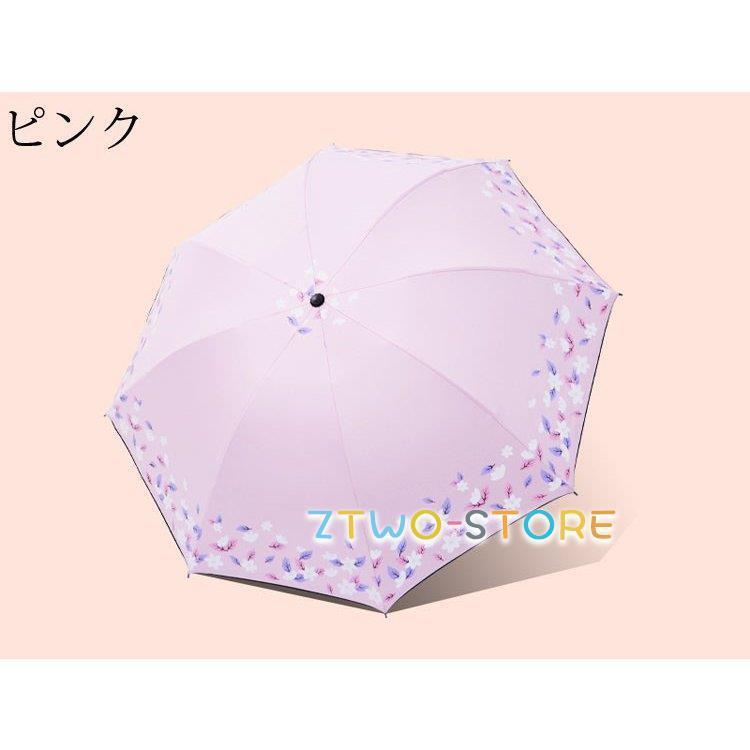折りたたみ傘 晴雨兼用 手動開閉 日傘 撥水加工 折り畳み傘3段折り
