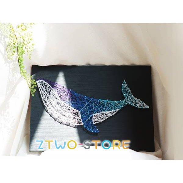 ワイヤーアート まきまきセット 釘 絵 鯨 立体 脳トレーニング 創造
