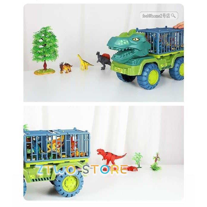車おもちゃ 恐竜おもちゃ トラックセット DIYカー ミニカーセット 恐竜