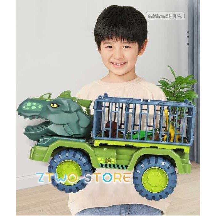 車おもちゃ 恐竜おもちゃ トラックセット DIYカー ミニカーセット 恐竜