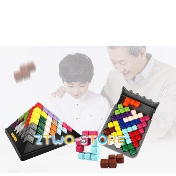 知育玩具 プラスチック テトリス パズル ブロック 教具 教育 形合わせ