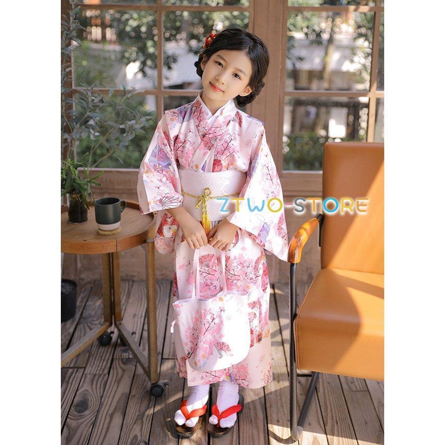 浴衣 子供浴衣 ゆかた yukata ウサギ ウサギ柄 子供 女の子 キッズ