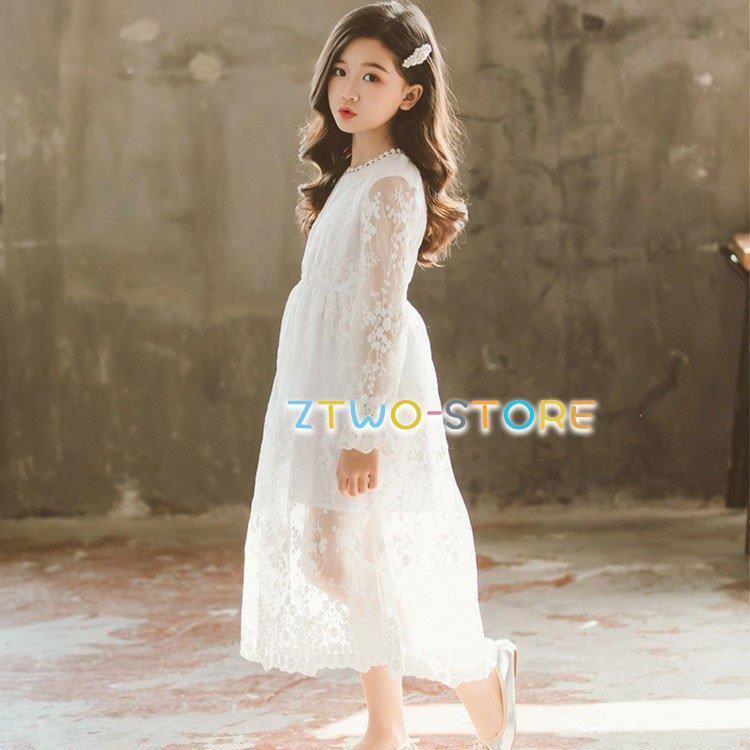 子供ドレス ワンピース 女の子 ドレス 白ワンピース 入学式 子供