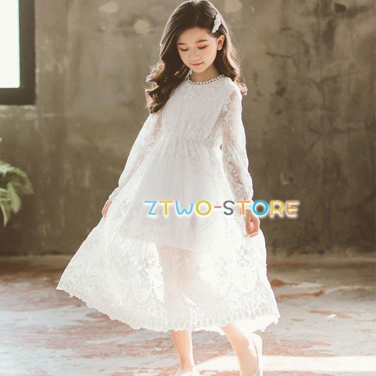 子供ドレス ワンピース 女の子 ドレス 白ワンピース 入学式 子供