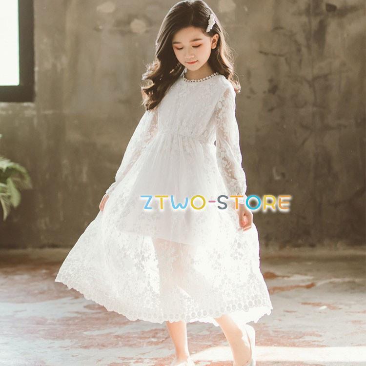 子供ドレス ワンピース 女の子 ドレス 白ワンピース 入学式 子供