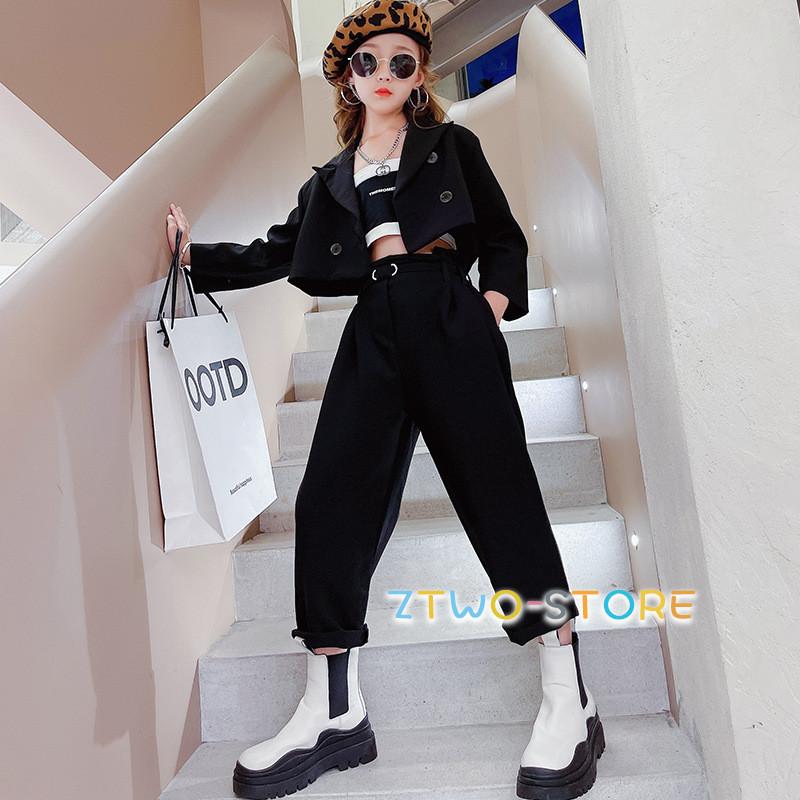 パンツスーツ 女の子 入学式 卒業式 服 かっこいい 韓国 子供服
