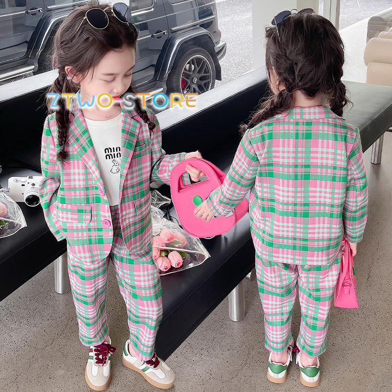 卒業式 スーツ セットアップ 女の子 韓国 パンツ 子供 春 秋