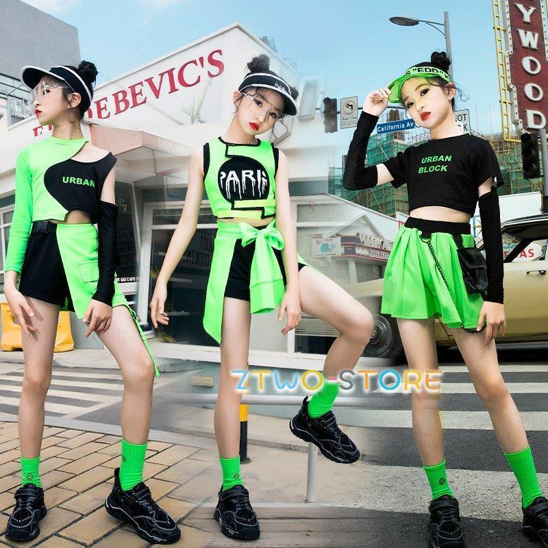 チア　ウェアセット（緑）とシューズ sl-kdance-28008.jpg