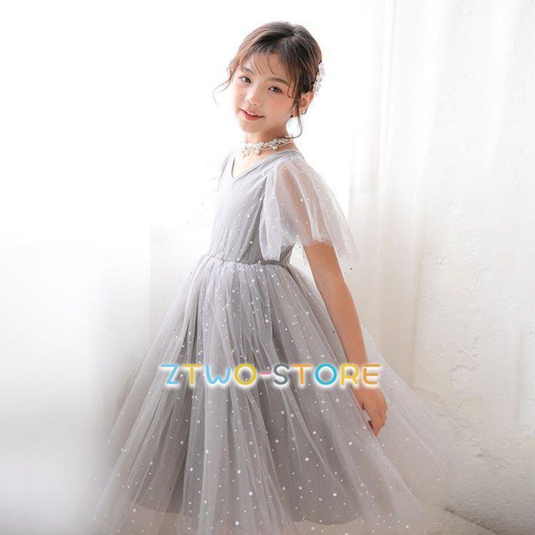 女の子 韓国 子供服 可愛い ふわふわ チュール プリンセス 姫系 お姫様 フォーマル 結婚式子供 ドレス ピアノ 発表会 ワンピース キッズ お出かけ | ブランド登録なし | 06