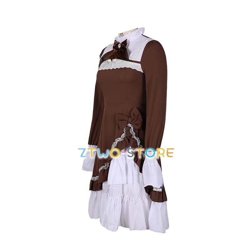 洋服 長袖 ロリータ 姫系 かわいい 安い ゴスロリハイネック ラッパそ