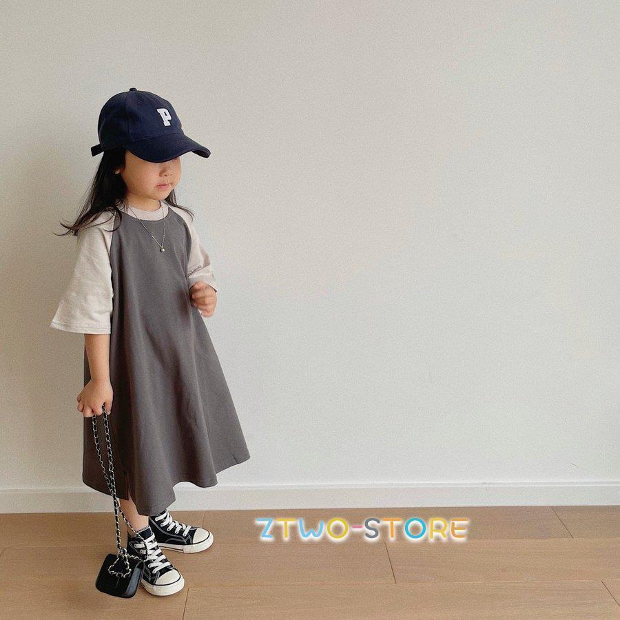 親子ペアルック ワンピース シャツワンピ ロング丈 ママとお揃い 綿100 