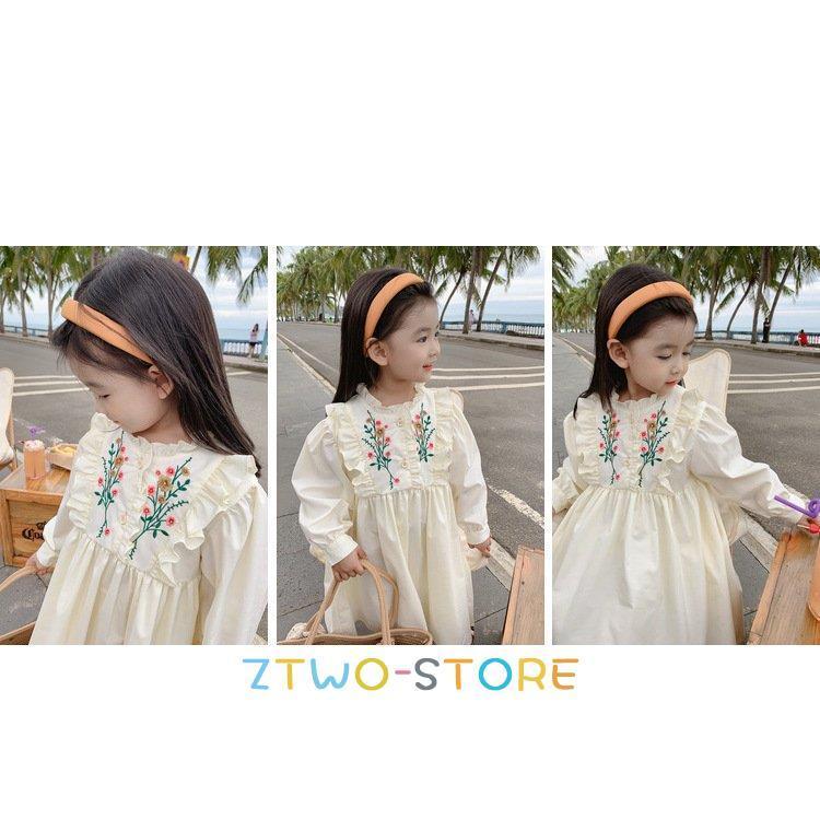 micherio 花柄刺繍ワンピース 親子リンクコーデ micherio 花柄刺繍ワンピース 親子リンクコーデ