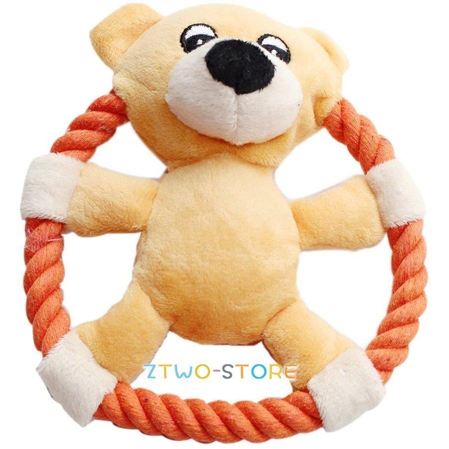 ペットおもちゃ　犬おもちゃ 犬用おもちゃ ペット用品ストレス解消 犬 投げるおもちゃ 玩具 運動　運動不足解消 歯ぎしり（熊）｜ztwo-store