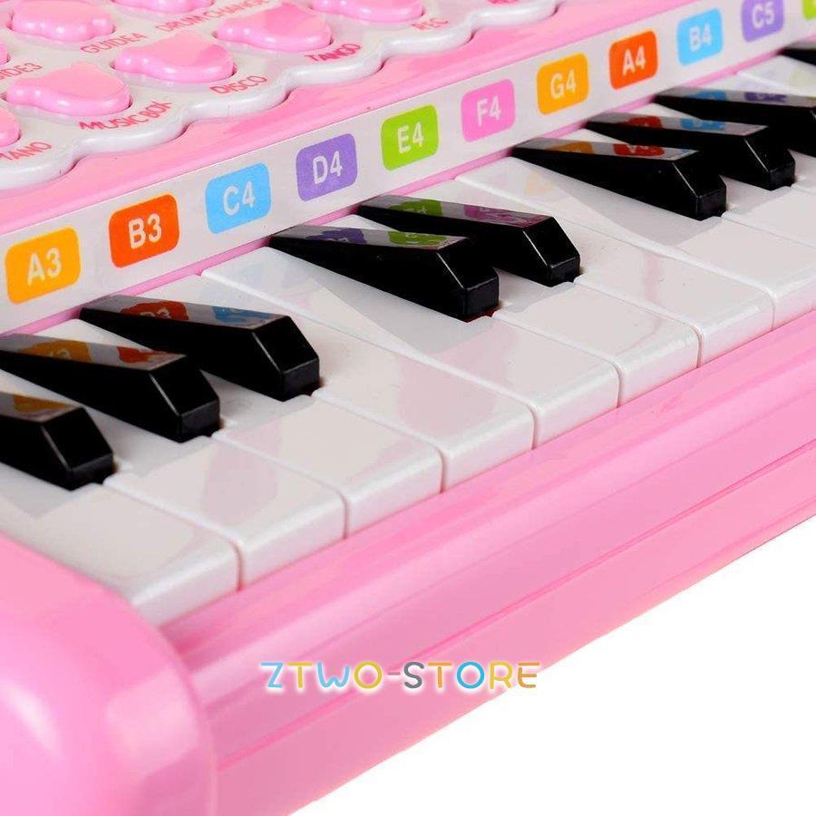 子ども用 電子ミニピアノ おもちゃ 音楽キーボード玩具 (ピンク 子ども用 電子ミニピアノ おもちゃ 音楽キーボード玩具 (ピンク