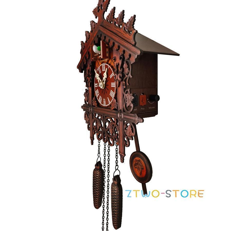 掛け時計 鳩時計 おしゃれ 北欧 カッコウ 本格 本格ふいご式 木製 カッコークロック ハウス型｜ztwo-store｜05