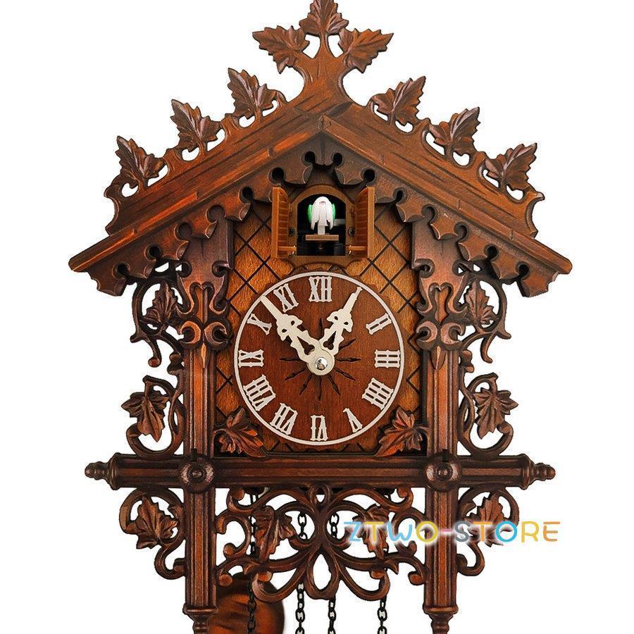 掛け時計 鳩時計 おしゃれ 北欧 カッコウ 本格 本格ふいご式 木製 カッコークロック ハウス型｜ztwo-store｜06