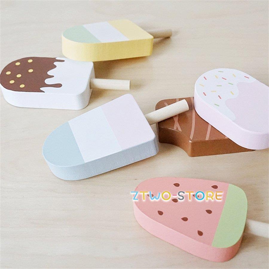 STOY ICE CREAM アイスクリーム　カート　木製　おままごと　海外玩具 Amazon | 木製おもちゃ アイスクリーム屋さん ごっこ遊び アイス