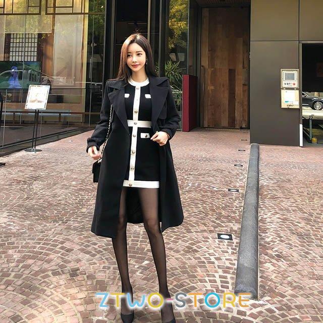 黒 ニットワンピース ミニ丈 長袖 春 秋 タイトワンピース 黒 ニットワンピース ミニ丈 長袖 春 秋 タイトワンピース