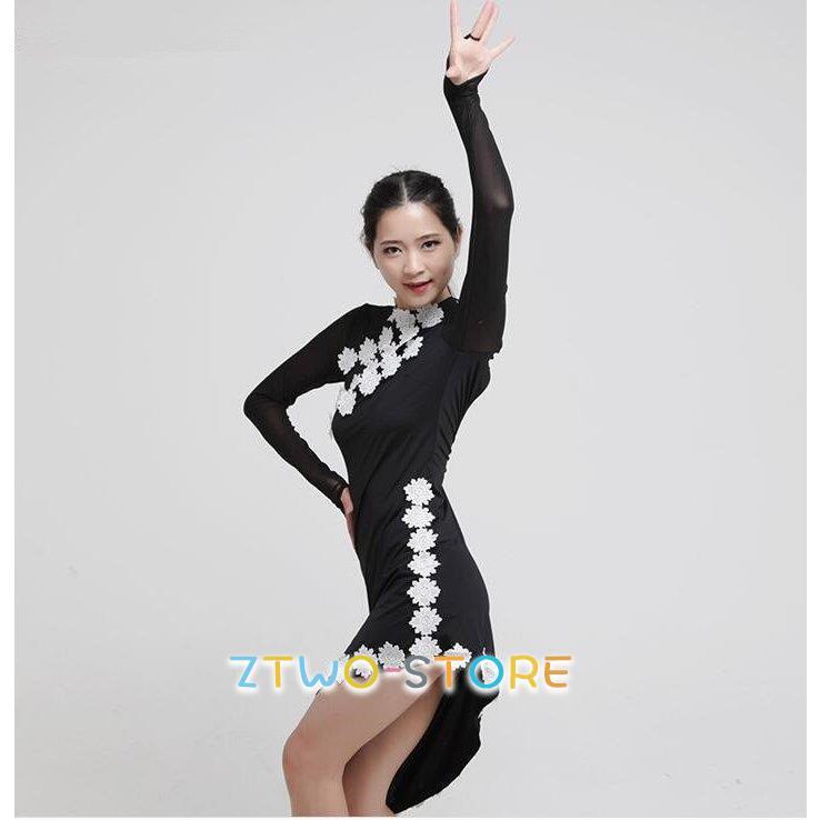 社交ダンスドレス　ワンピース 社交ダンスドレス ラテン ダンス 衣装 ダンスウエア 競技