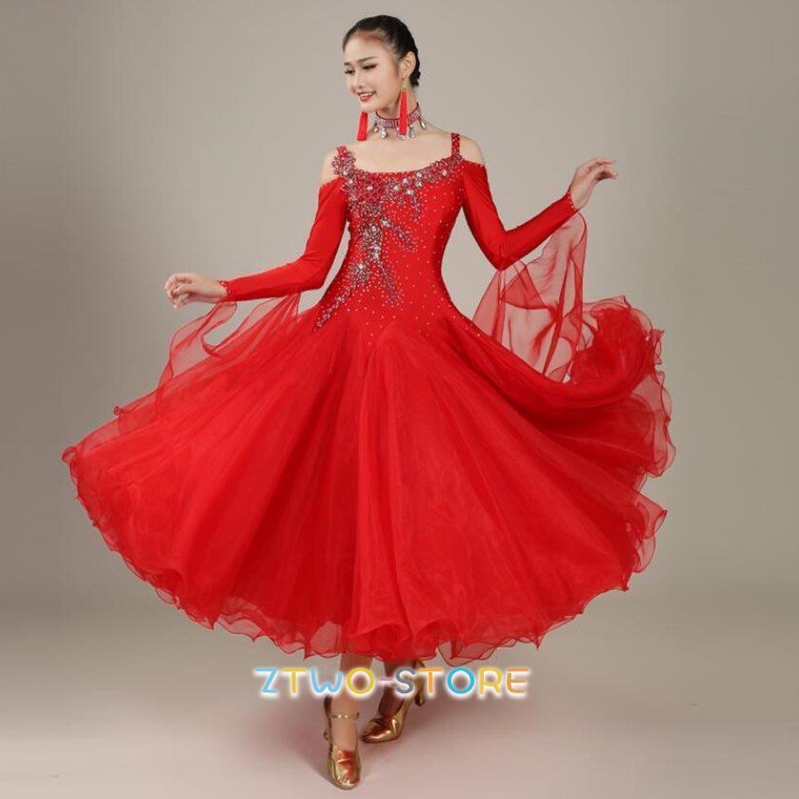 社交ダンス衣装 社交ダンスドレス ダンス衣装 レディース 発表会ドレス ステージ衣装 競技用ドレス モダンドレス 練習着 演出用 ワンピース イベント 全4色