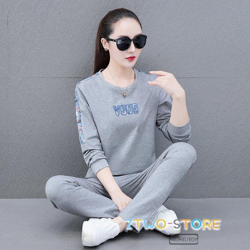 スウェット上下 レディース 花柄 長袖 ジャージ 上下セット 運動着