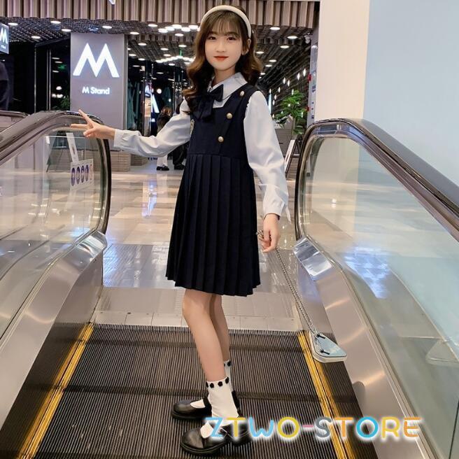 [大人気]入学式 ワンピース 女の子 子供ドレス 発表会 フォーマル　卒業式 子供 ドレス 入学式 150 160 ピアノ発表会 キッズドレス 女の子