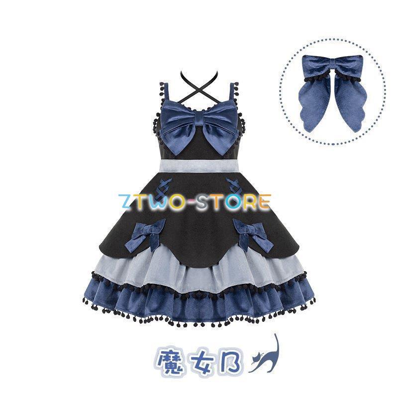 ワンピース 選べる5色 袖なし ロリータドレス JSK 蝶結び付き ベルト