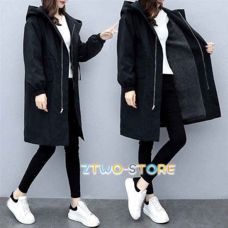 モッズコート レディース ロング 秋冬 裏ボア フード付き 大きいサイズ