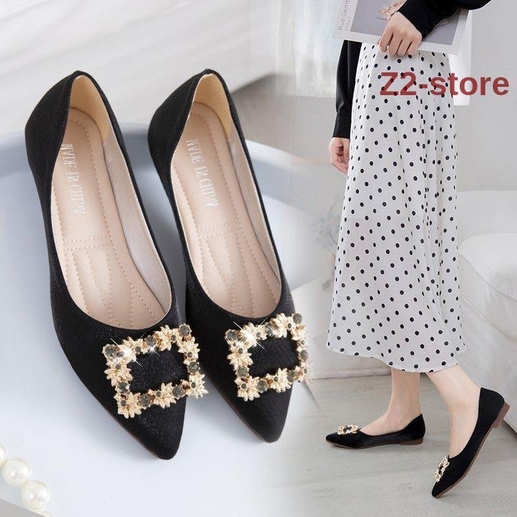 ローヒール フラットシューズ レディース シンプル 婦人靴 シューズ 痛くない カジュアル 履きやすい 通勤 歩きやすい ぺたんこ 軽量 軽い Ztwo1026 Xie355 Z2ストア 通販 Yahoo ショッピング