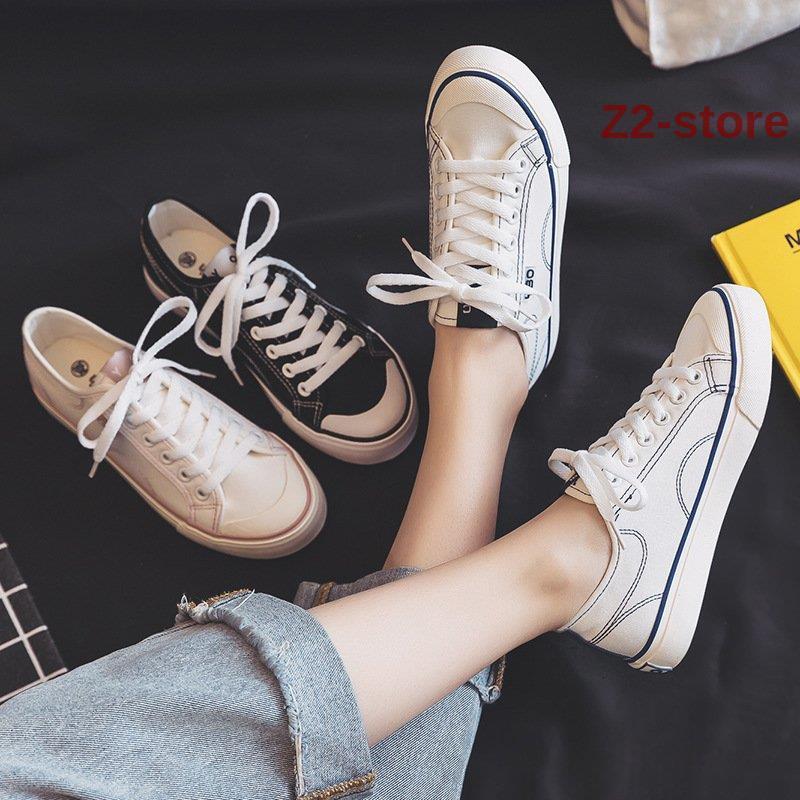 ズック靴 レディースシューズ 春夏 スニーカー 白 フラットシューズ ズック レディーススニーカー 40代 フラット靴 厚底靴 歩きやすい 美脚 通勤 可愛い Ztwo1026 Xie379 Z2ストア 通販 Yahoo ショッピング